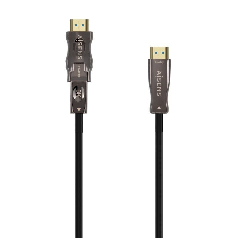 Cabo HDMI 2.1 Amovível AOC 8K Aisens A153-0646 / Macho HDMI / Macho D - Macho HDMI / 30m / Preto