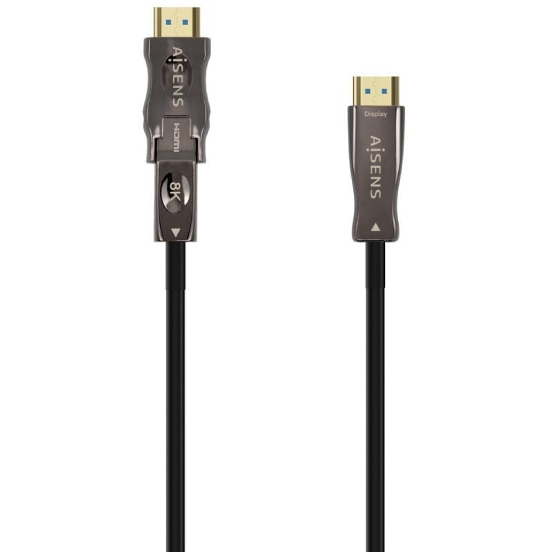 Cabo HDMI 2.1 Amovível AOC 8K Aisens A153-0648 / Macho HDMI / Macho D - Macho HDMI / 50m / Preto