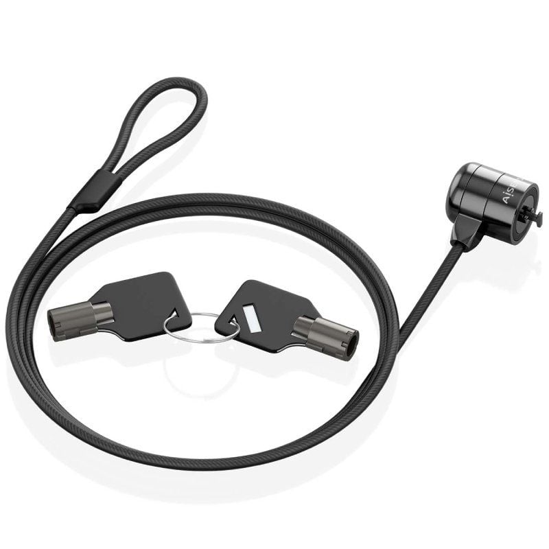 Cabo de Segurança para Computador Portátil Aisens Aslk-d40k04-bk / 1,5 M