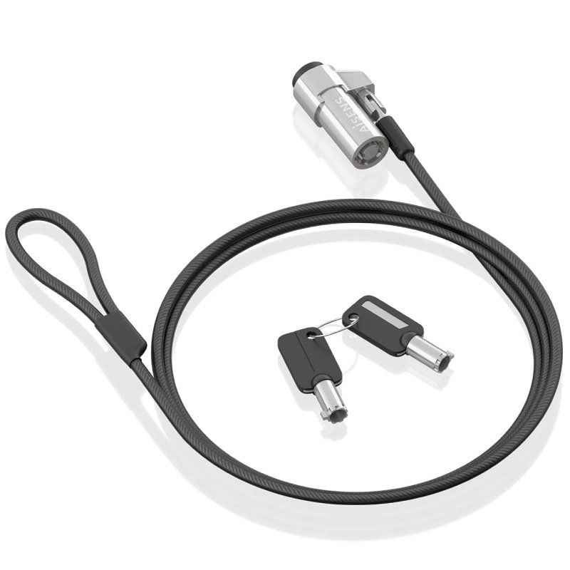 Cabo de Segurança para Computador Portátil Aisens Aslk-d45k06-bk NANO / 1,5 M