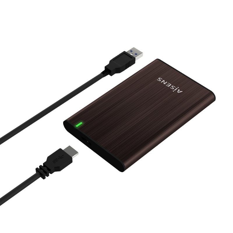 Aisens Ase-2525bwn Caixa para Unidade de Disco Rígido Externa de 2,5" / USB 3.0 / sem Parafusos