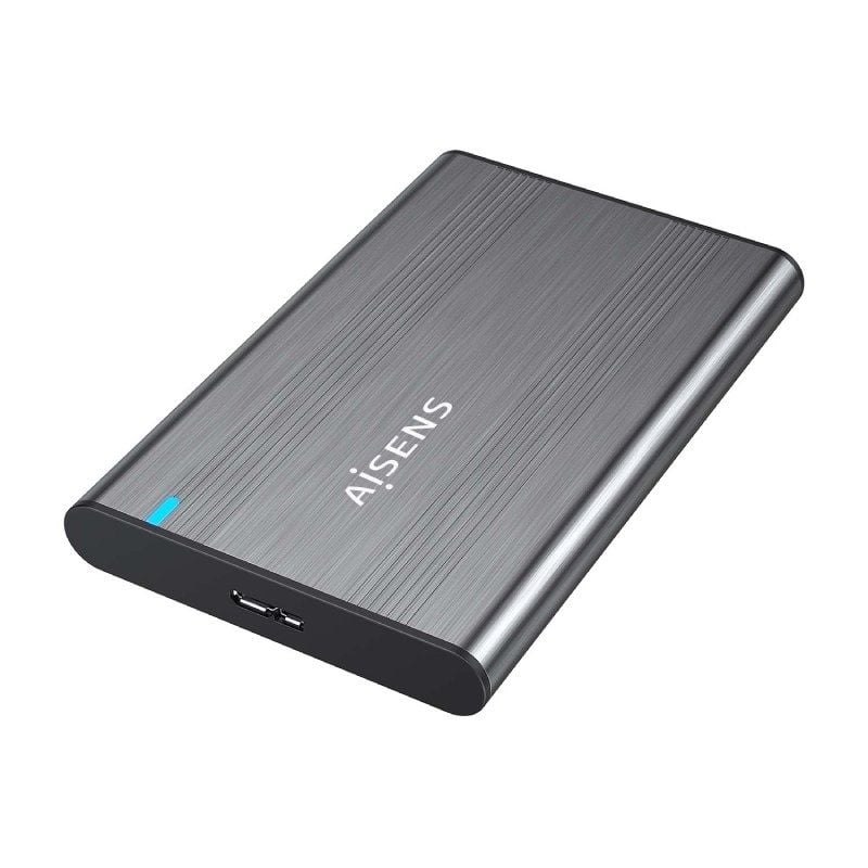 Aisens Ase-2526gr / USB 3.1 / Caixa para Unidade de Disco Rígido Externa de 2,5" sem Parafusos