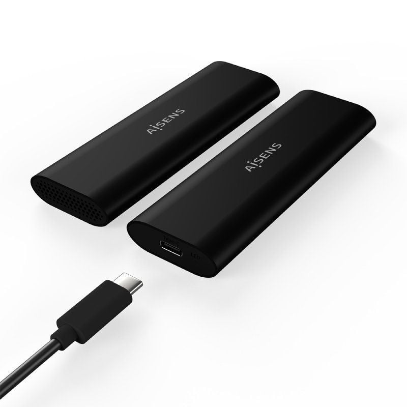 Aisens Asm2-014b M.2 SATA / NVME Caixa Externa para SSD Asm2-014b / USB 3.2 / sem Parafusos