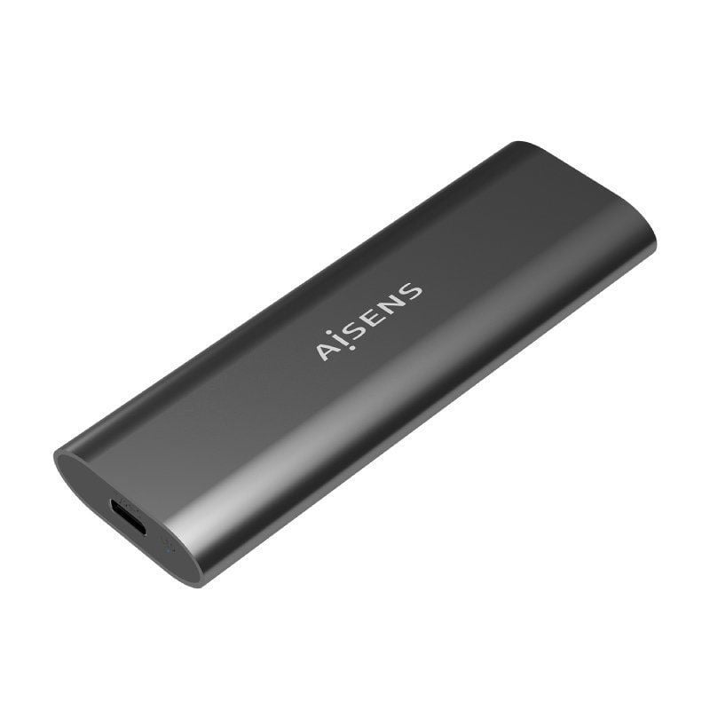 Aisens Asm2-015gr M.2 SATA / NVME Caixa Externa para SSD Asm2-015gr / USB 3.1 / sem Parafusos