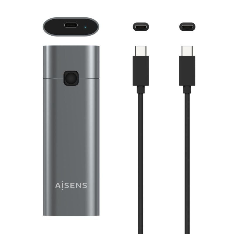 Aisens Asm2-021gr Caixa SSD Externa M.2 NVME / USB 3.1 Gen2 / sem Parafusos