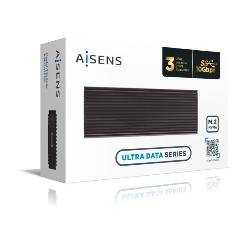 Aisens Asm2-022b Caixa Externa para SSD M.2 NVME Asm2-022b / USB 3.2 / sem Parafusos