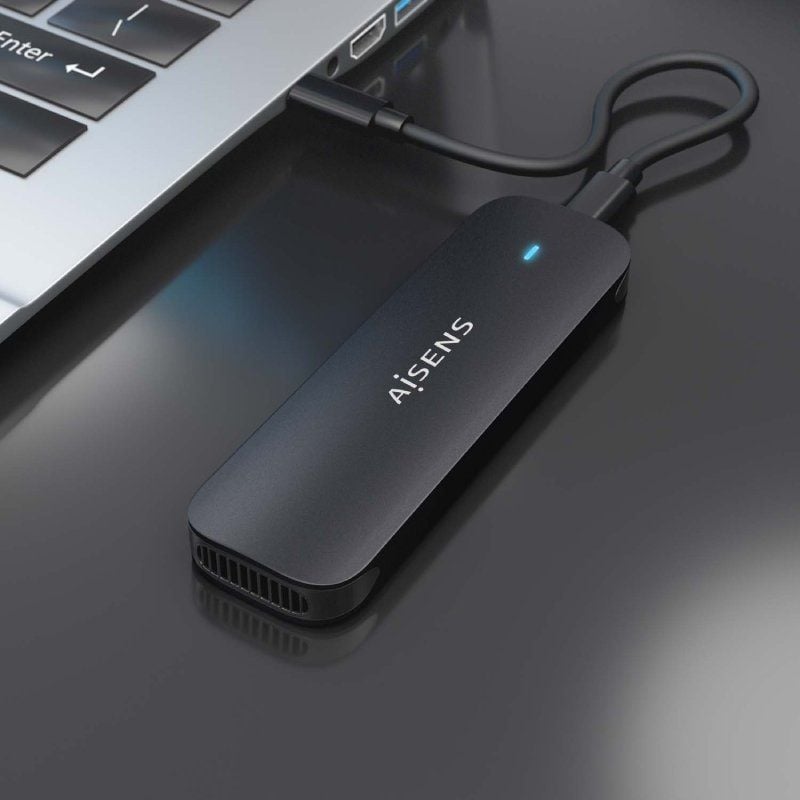 Aisens Asm2-024b Caixa Externa para SSD M.2 NVME Asm2-024b / USB 3.2 / sem Parafusos