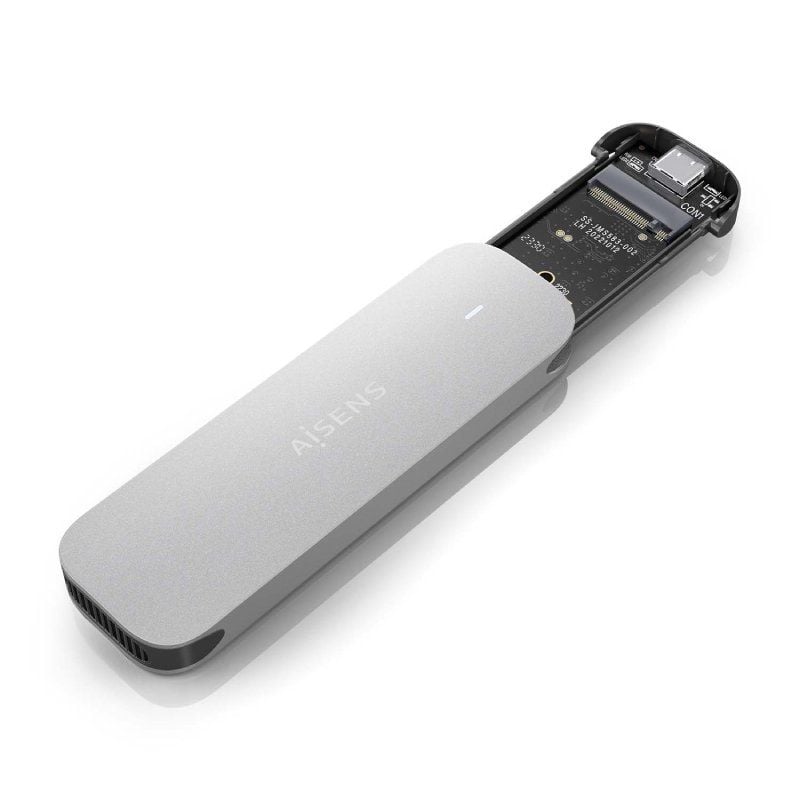 Aisens Asm2-025sl M.2 NVME Caixa Externa para SSD / USB 3.2 / sem Parafusos