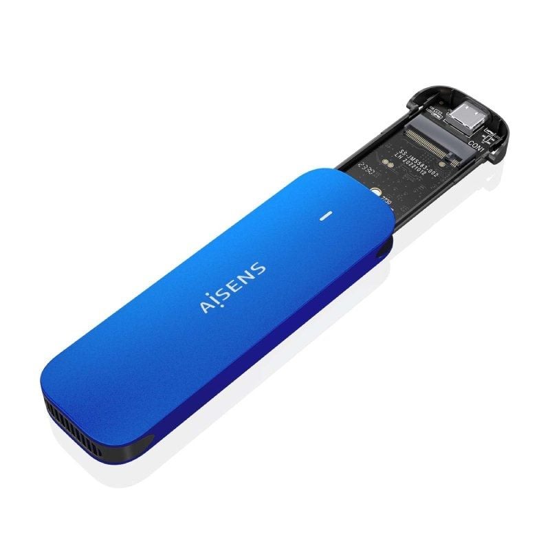 Aisens Asm2-026blu M.2 NVME Caixa Externa para SSD / USB 3.2 / sem Parafusos