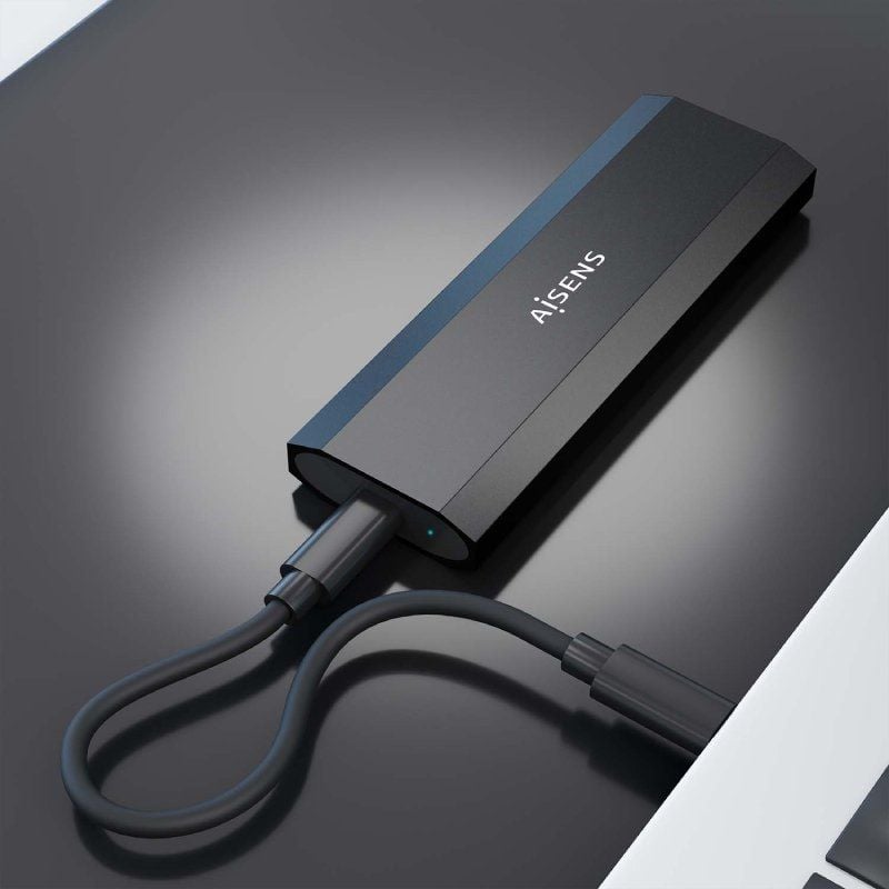 Aisens Asm2-028b Caixa Externa para SSD M.2 NVME Asm2-028b / USB 3.2 / sem Parafusos