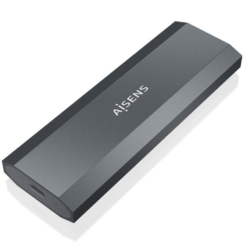 Aisens Asm2-029gr M.2 NVME Caixa Externa para SSD / USB 3.2 / sem Parafusos