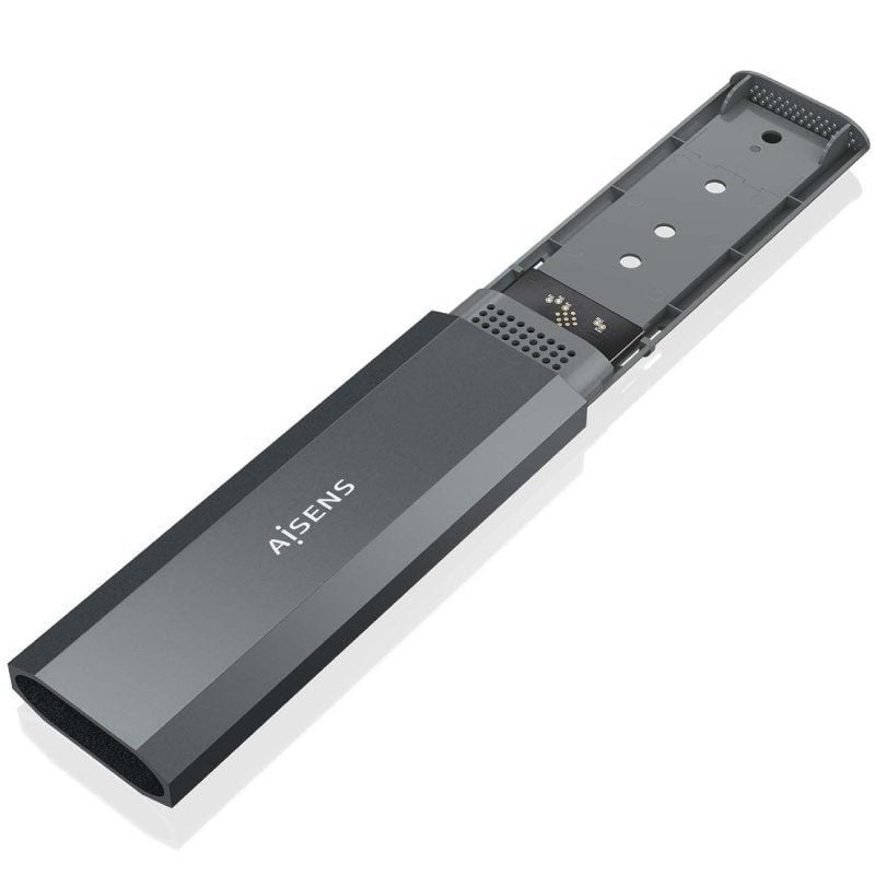 Aisens Asm2-029gr M.2 NVME Caixa Externa para SSD / USB 3.2 / sem Parafusos