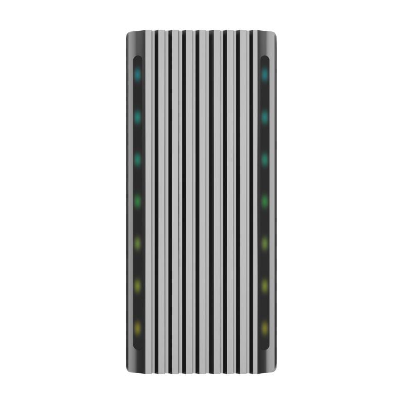 Aisens Asm2-rgb011gr Caixa Externa para SSD M.2 SATA / NVME / USB 3.2 Gen2 / sem Parafusos