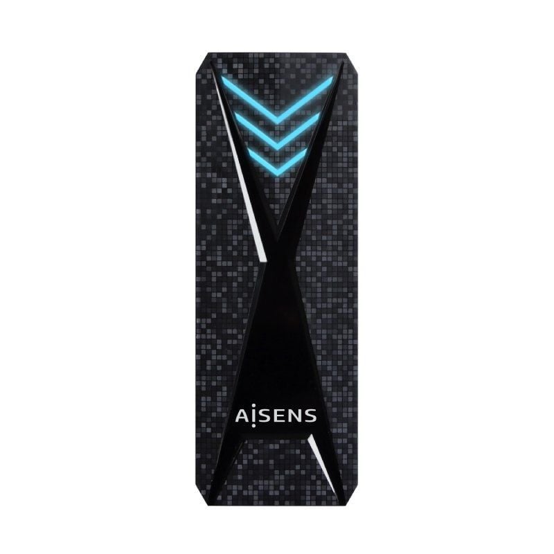 Aisens Asm2-rgb013b Caixa Externa para SSD M.2 NVME / USB 3.2 Gen2 / sem Parafusos