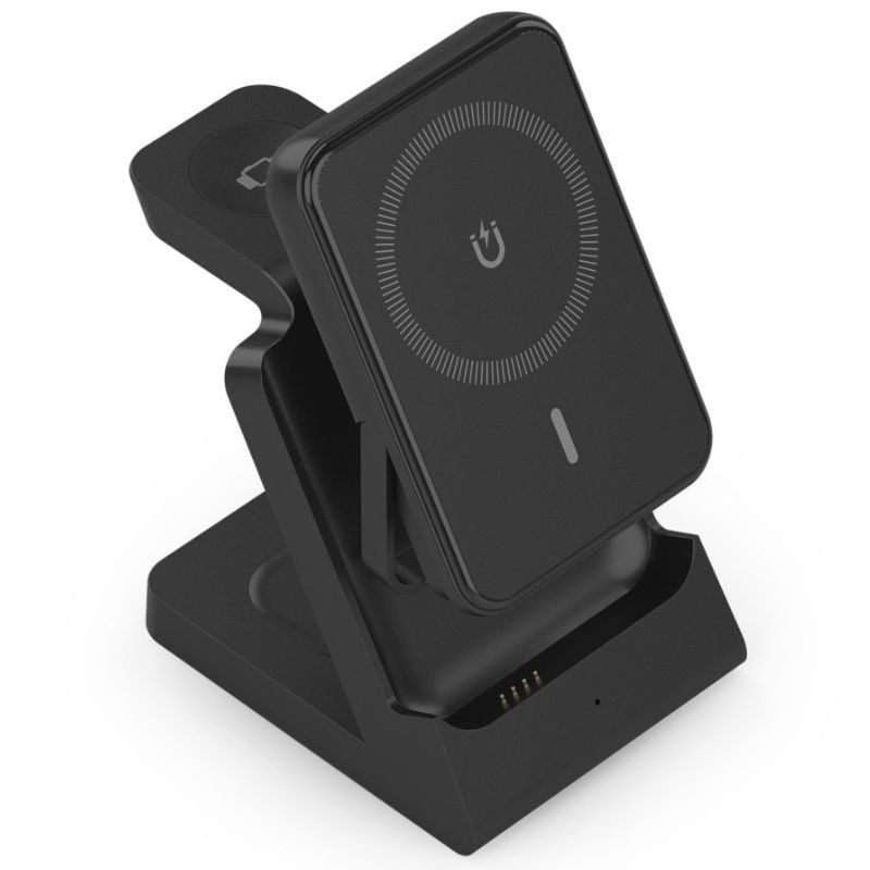 Base de Carregamento sem Fios Aisens Asch-15w4wc064-bk / 15W / Preto