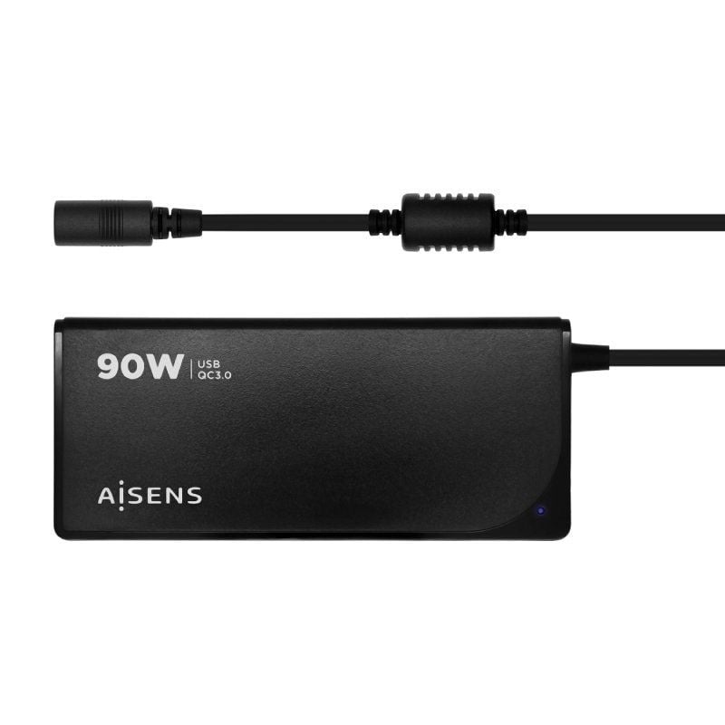 Carregador de Computador Portátil Aisens Aslc-90wauto-bk / 90W / Automático / 12 Conectores / Tensã…