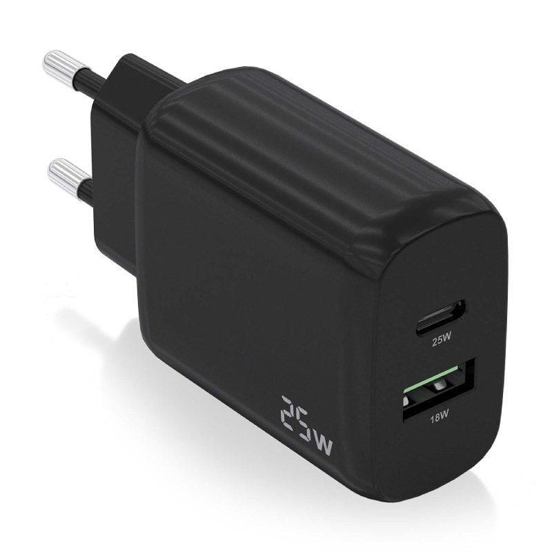 Carregador de Parede Aisens A110-0759 / 1xusb Type-c / 1xusb / 25W