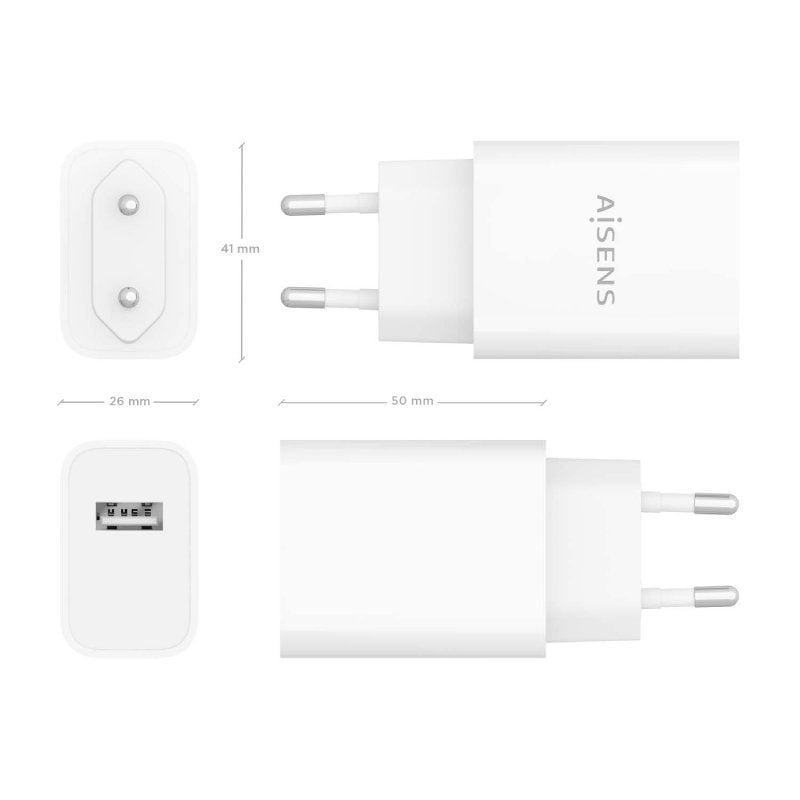Carregador de Parede Aisens A110-0853 / 1xusb / 10,5w