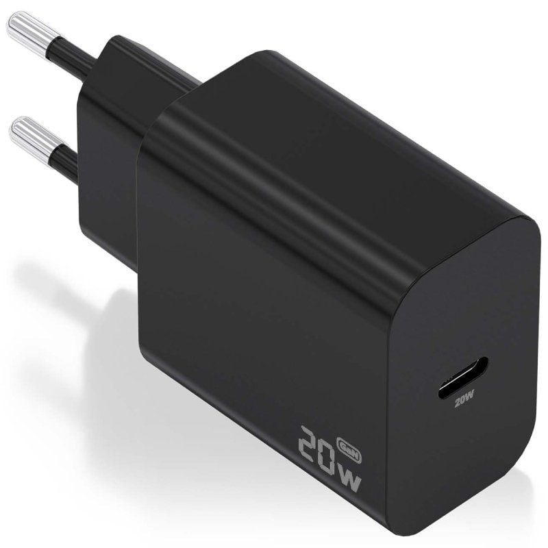 Carregador de Parede Aisens A110-0939 Gan / 1xusb Type-c / 20W / Preto