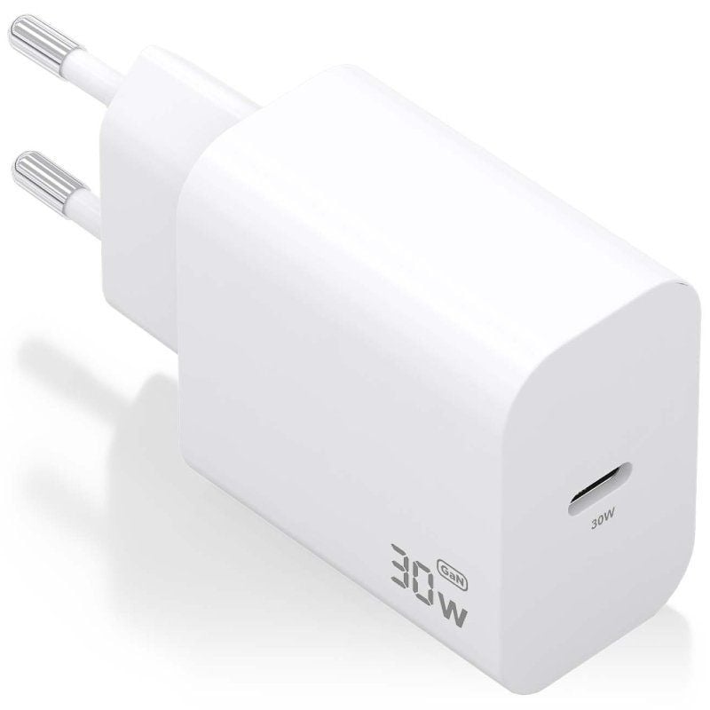 Carregador de Parede Aisens A110-0940 Gan / 1xusb Type-c / 30W / Branco