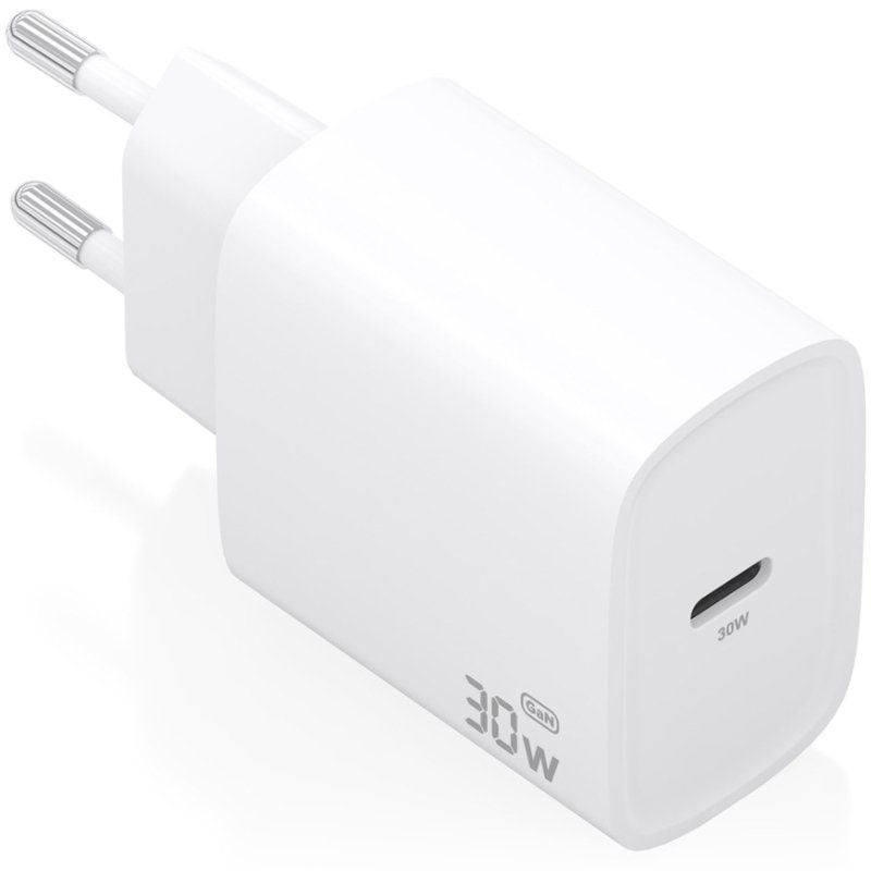 Carregador de Parede Aisens A110-0950 Gan / 1xusb Type-c / 30W / Branco