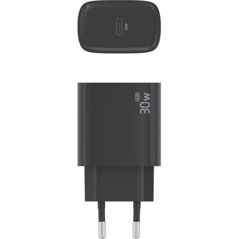 Carregador de Parede Aisens A110-0951 Gan / 1xusb Type-c / 30W / Preto