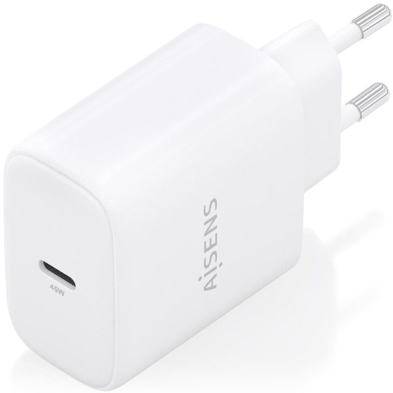 Carregador de Parede Aisens A110-0969 Gan A110-0969 / 1xusb Type-c / 45W / Branco