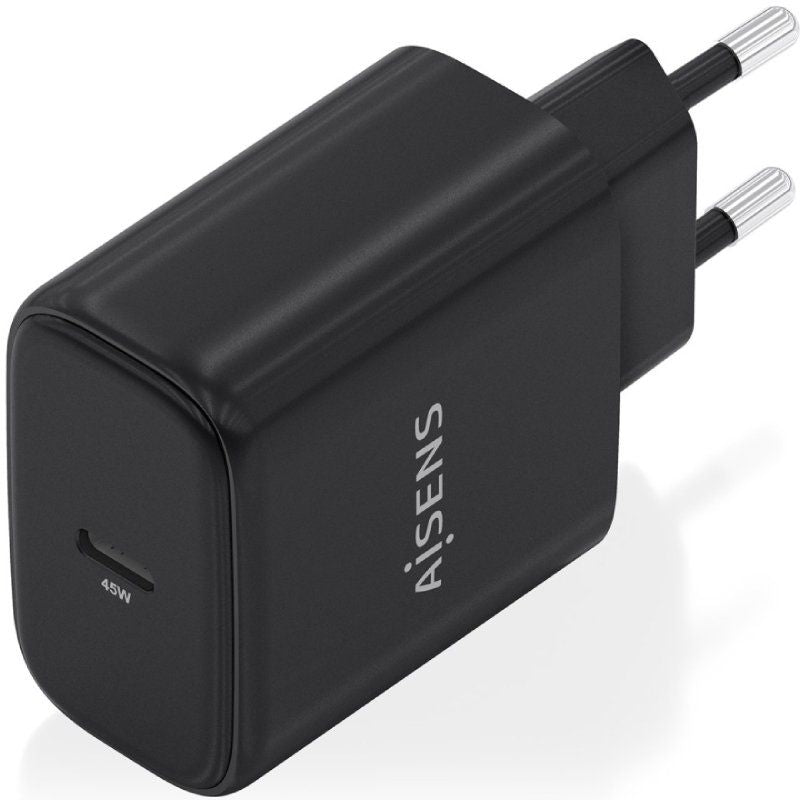 Carregador de Parede Aisens A110-0970 Gan / 1xusb Type-c / 45W / Preto