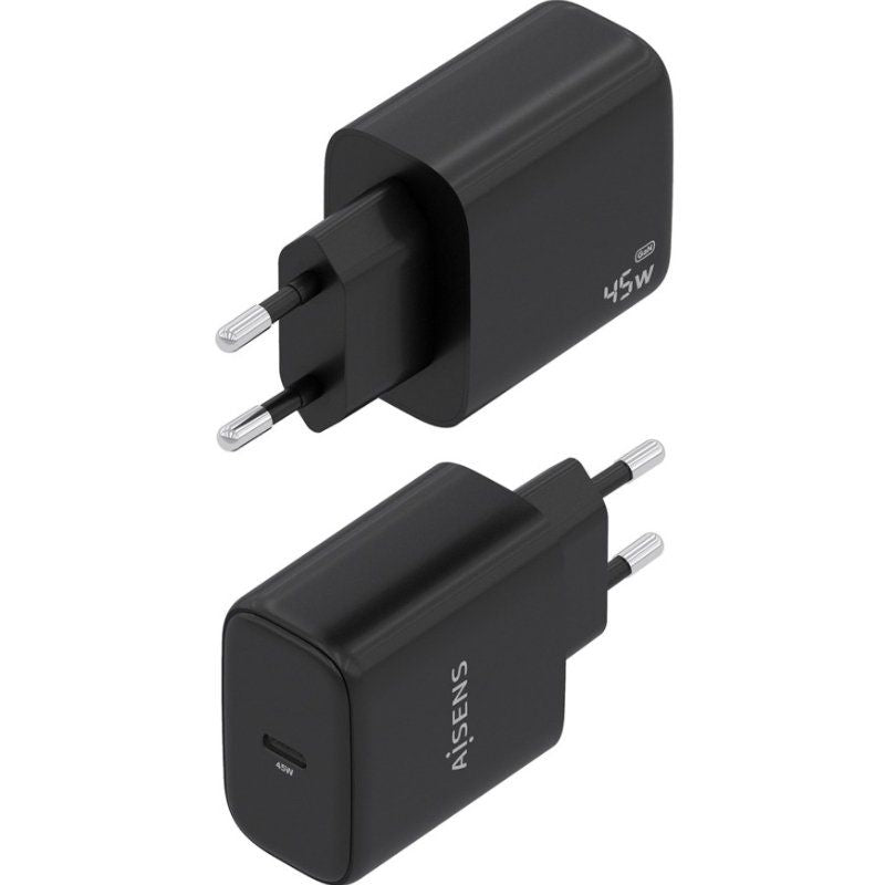 Carregador de Parede Aisens A110-0970 Gan / 1xusb Type-c / 45W / Preto