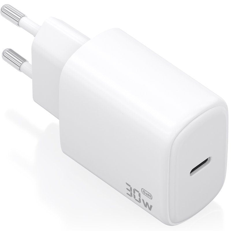 Carregador de Parede Aisens A110-0975 Gan / 1xusb Type-c / 30W / Branco