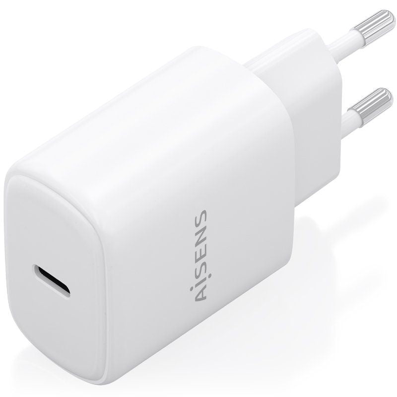 Carregador de Parede Aisens A110-0975 Gan / 1xusb Type-c / 30W / Branco