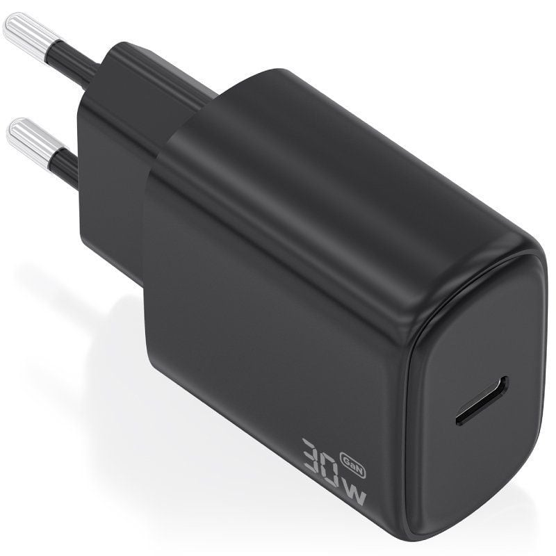 Carregador de Parede Aisens A110-0976 Gan / 1xusb Type-c / 30W / Preto