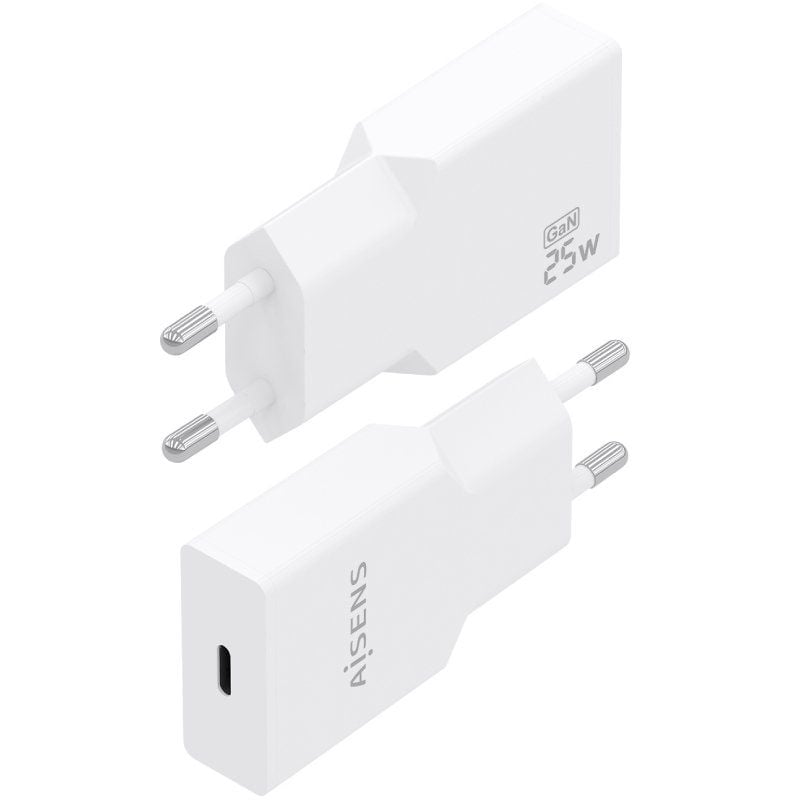 Carregador de Parede Aisens A110-0999 Gan / 1xusb Type-c / 25W / Branco