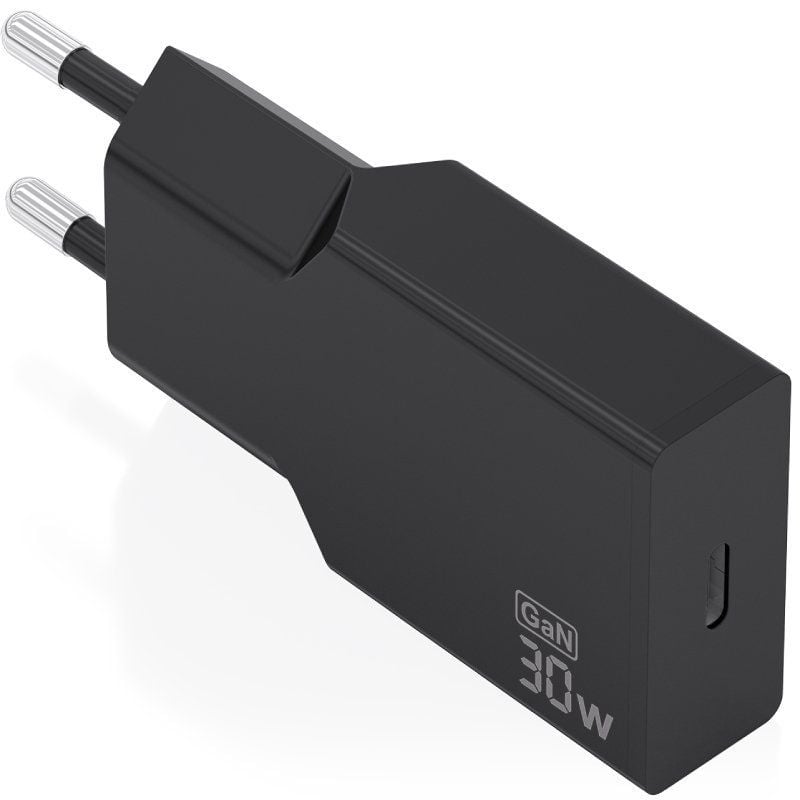 Carregador de Parede Aisens A110-1004 Gan / 1xusb Type-c / 30W / Preto