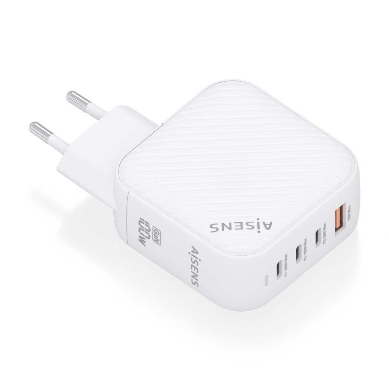 Carregador de Parede Gan Aisens Asch-100w4p028-w / 3xusb Type-c / 1x USB / 100W