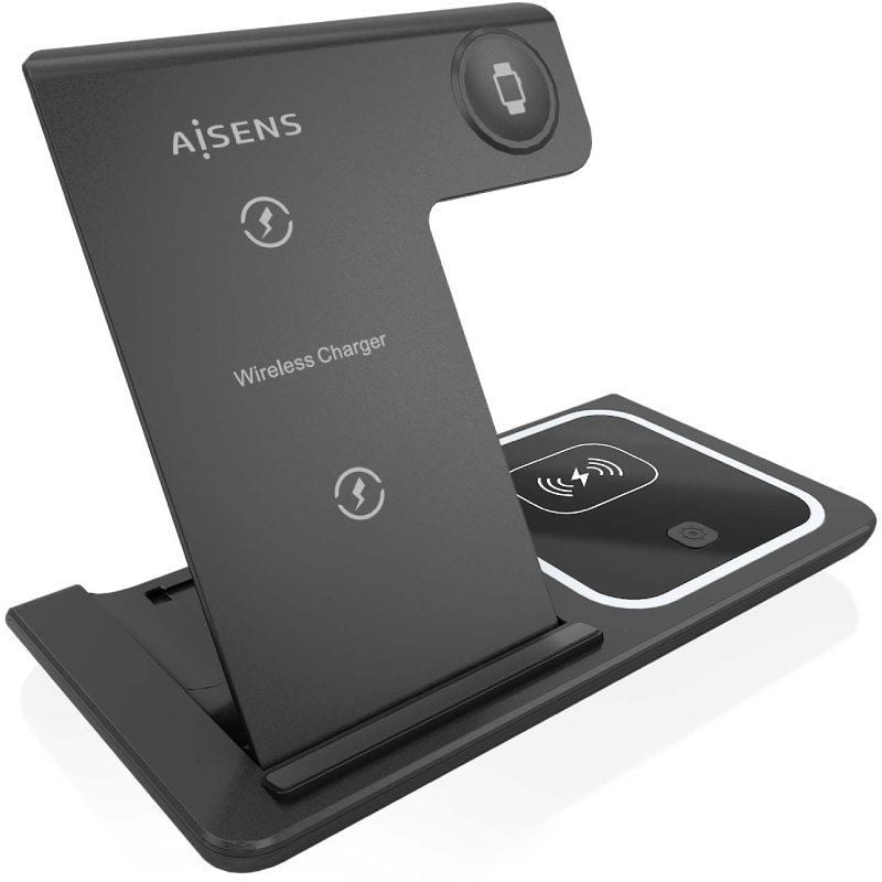 Base de Carregamento sem Fios Aisens Asch-15w3wc043-bk / 15W
