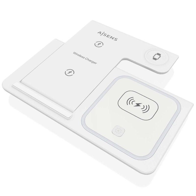 Base de Carregamento sem Fios Aisens Asch-15w3wc044-w / 15W
