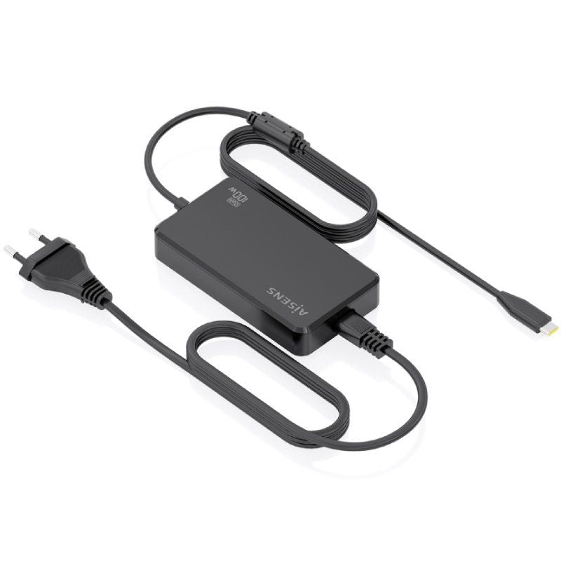 Carregador de Secretária Aisens Gan Asch-1pd100d070-bk / 1xusb Type-c / 100W