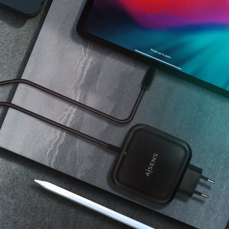 Carregador de Parede Aisens Asch-1pd65wl-bk / 1xusb Type-c / 65W