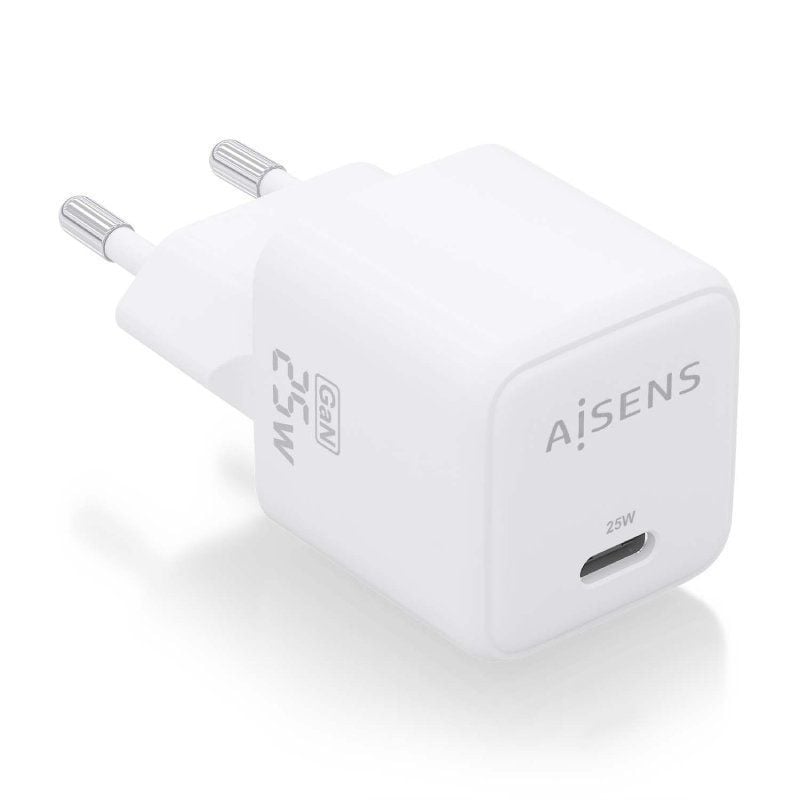 Carregador de Parede Gan Aisens Asch-25w1p012-w / 1xusb Type-c / 25W