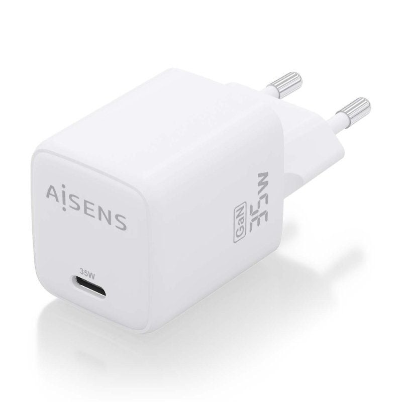 Carregador de Parede Gan Aisens Asch-35w1p016-w / 1xusb Type-c / 35W