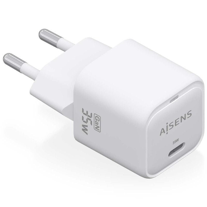 Carregador de Parede Gan Aisens Asch-35w1p022-w / 1xusb Type-c / 35W