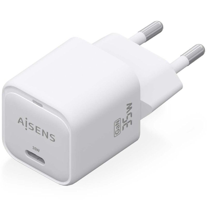 Carregador de Parede Gan Aisens Asch-35w1p022-w / 1xusb Type-c / 35W