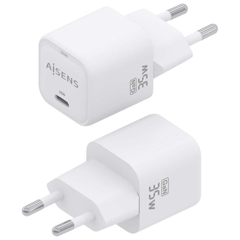 Carregador de Parede Gan Aisens Asch-35w1p022-w / 1xusb Type-c / 35W
