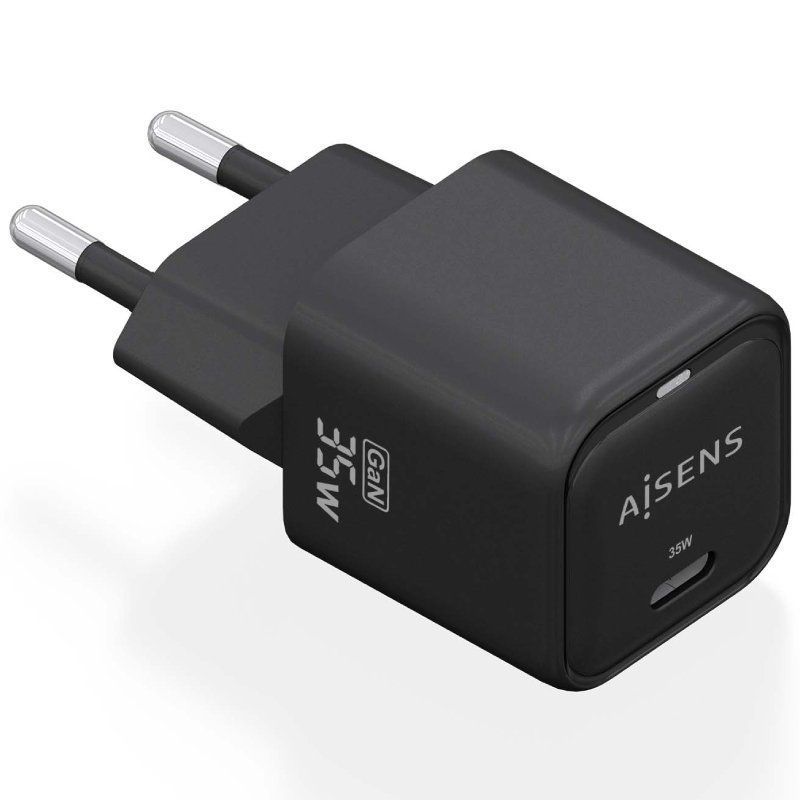 Carregador de Parede Gan Aisens Asch-35w1p023-bk / 1xusb Type-c / 35W