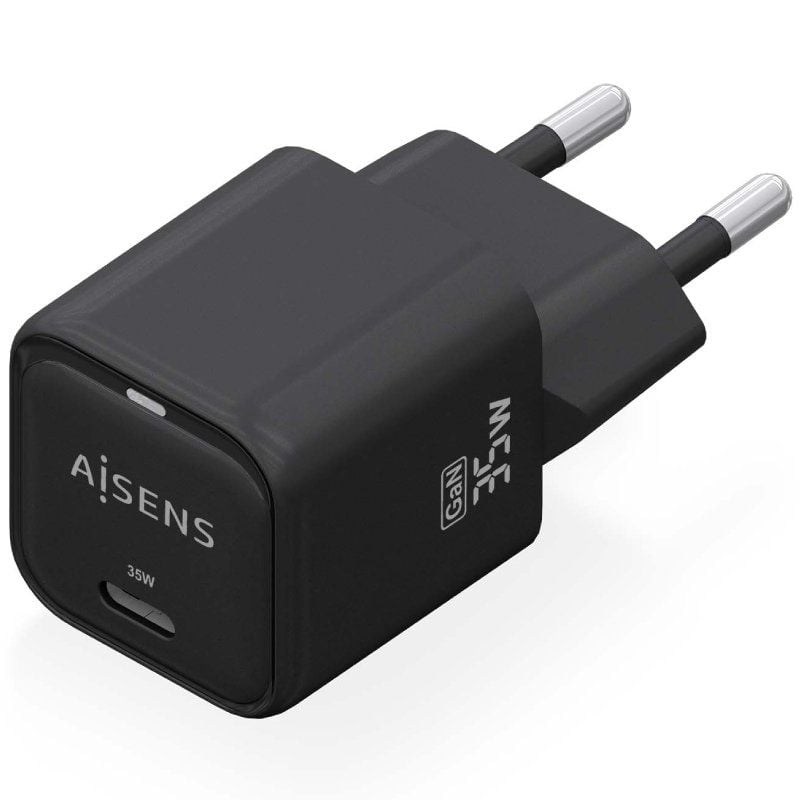 Carregador de Parede Gan Aisens Asch-35w1p023-bk / 1xusb Type-c / 35W
