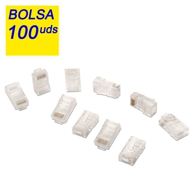 Conectores Aisens RJ45 A138-0292 / Cat.5e / 100 Unid.