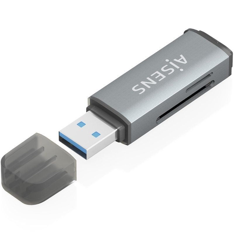 Leitor de Cartões Externo Aisens Ascr-2a09-gr / USB 3.1