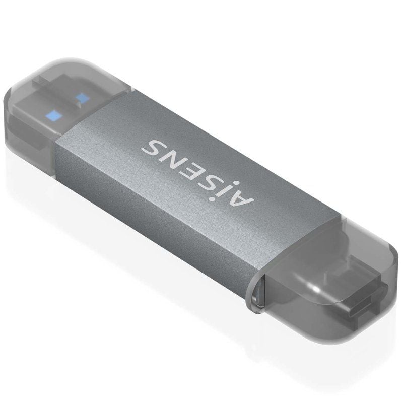 Leitor de Cartões Externo Aisens Ascr-2ac08-gr / USB 3.1