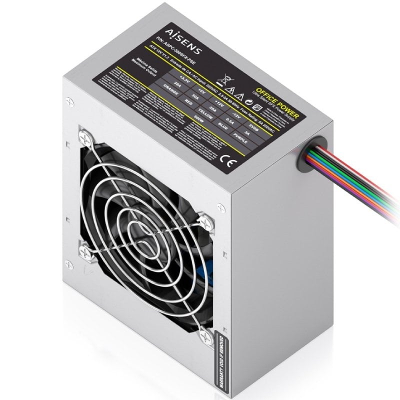 Fonte de Alimentação SFX Aisens Aspc-500sfx-pse / 500 W / Ventilador de 8 Cm